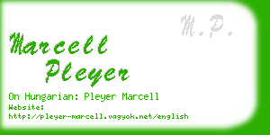 marcell pleyer business card